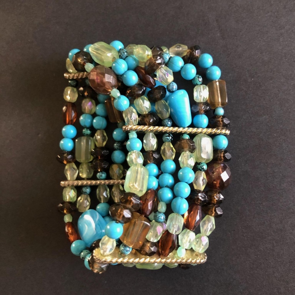 Kirks Folly Turquoise Beads Bracelet